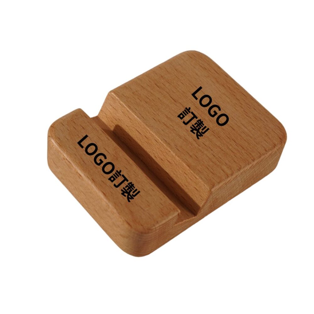 【雷射雕刻】原木手機座