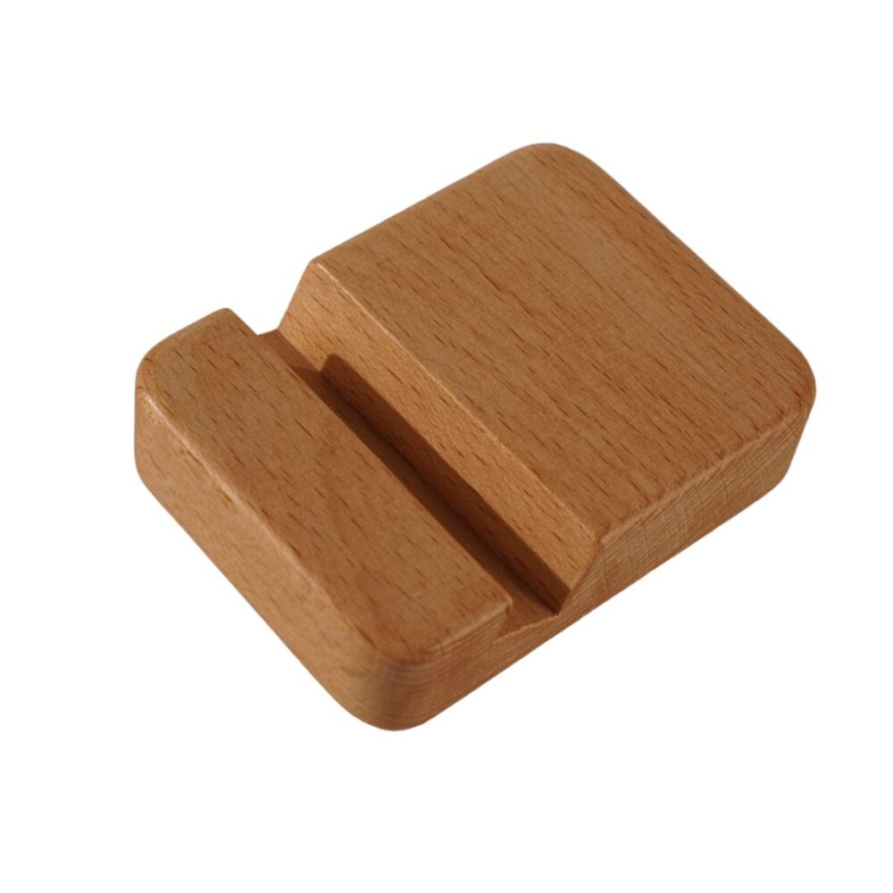 【雷射雕刻】原木手機座