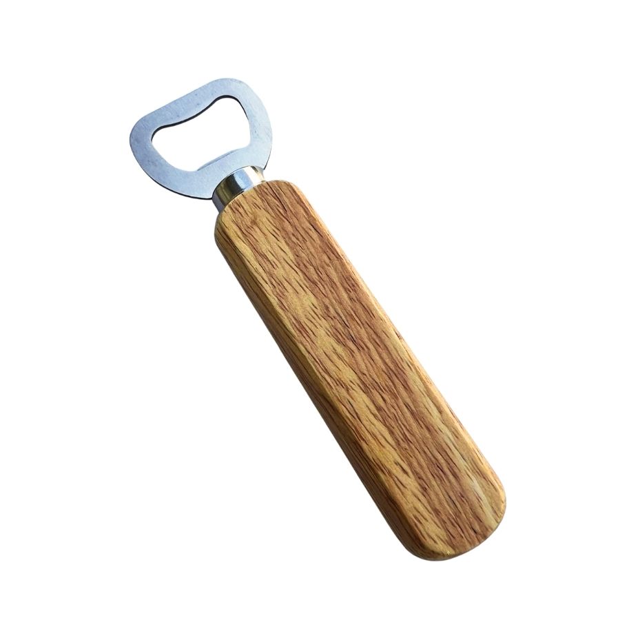 【雷射雕刻】木柄啤酒開瓶器