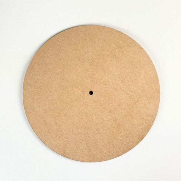 DIY時鐘圓形木片30公分