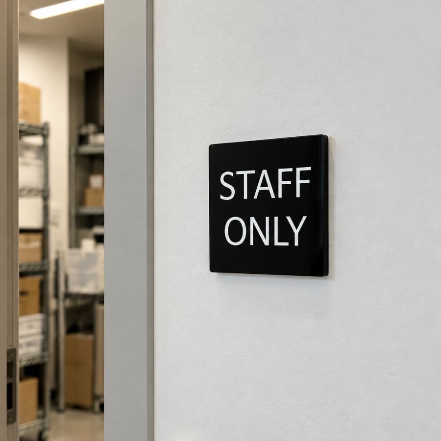 STAFFONLY 立體指示牌:圖片 2
